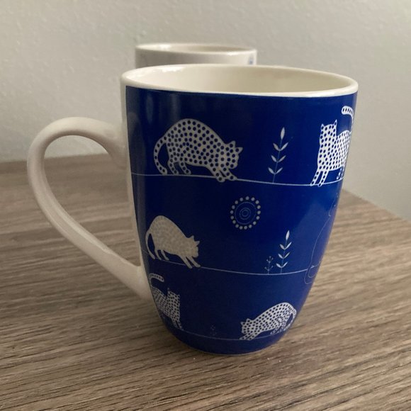 RSLEE Set of Four Ceramic Kitty Cat Mugs - Picture 7 of 8